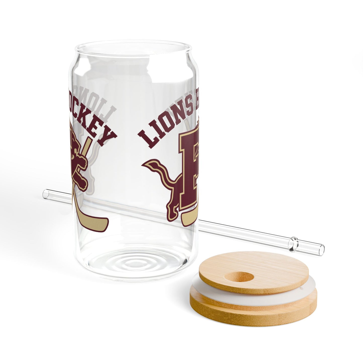 Sipper Glass - 16oz with LIONS Design