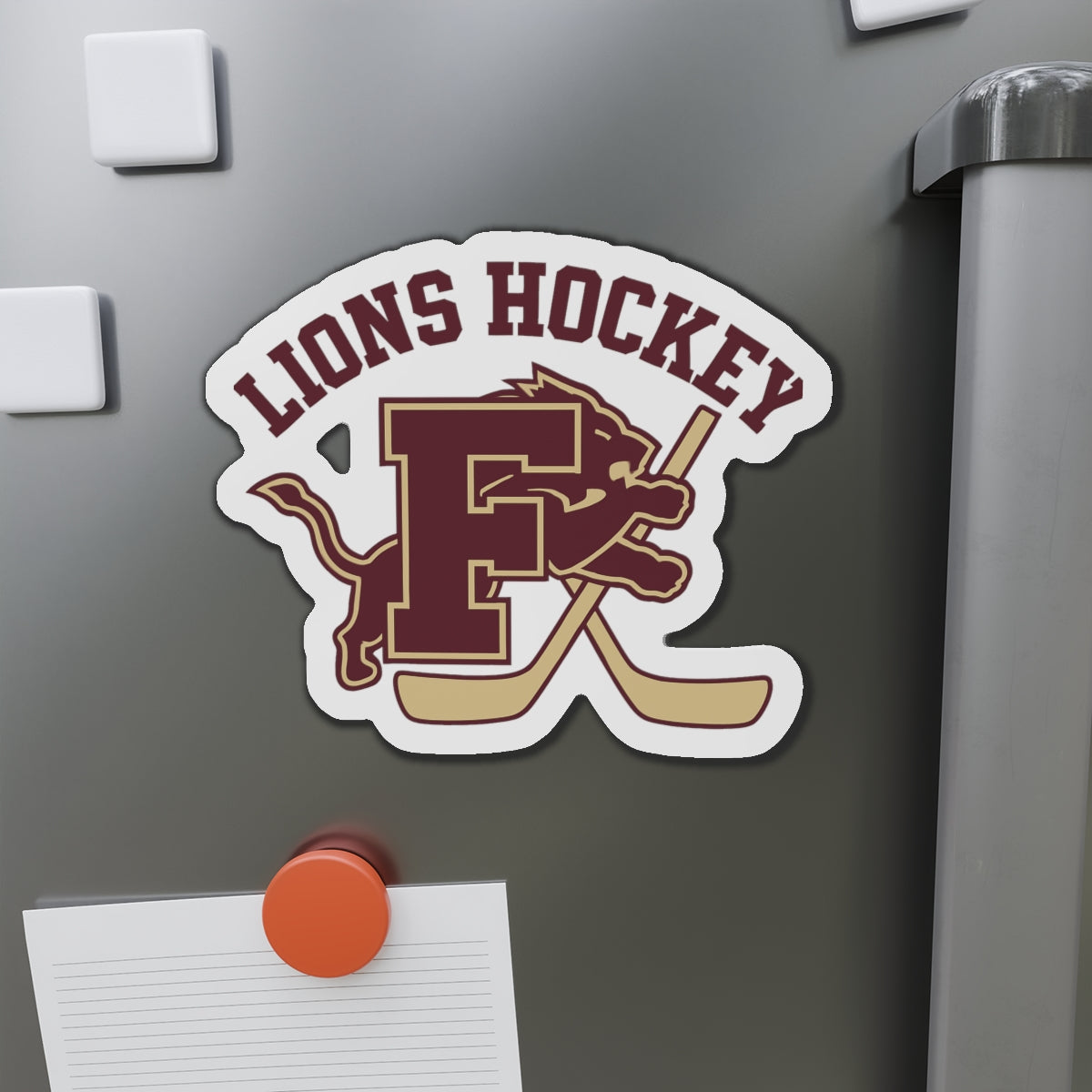 LIONS 6" x 6" Magnet