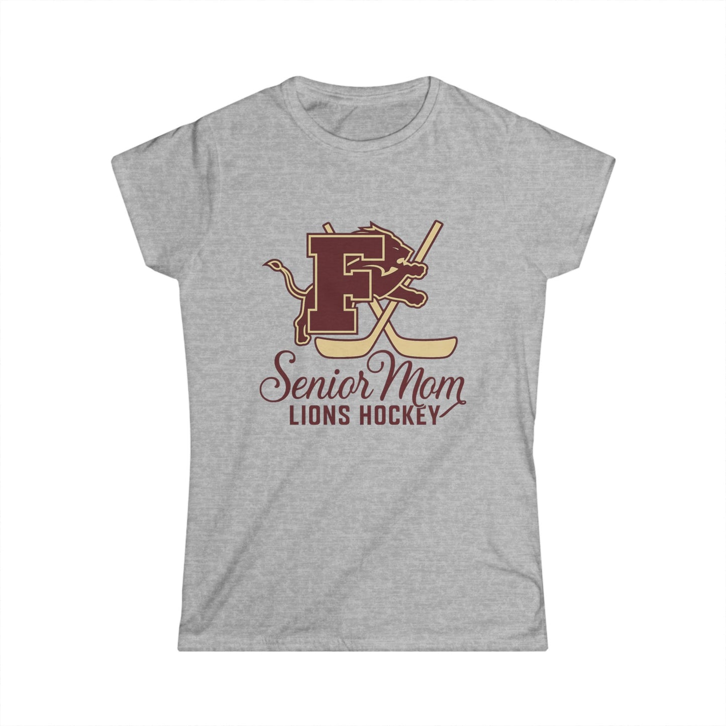 Senior Mom Lions Hockey Tee